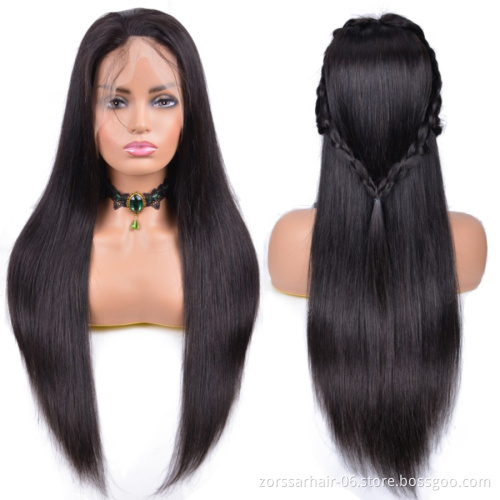 Virgin Brazilian Human Hair Lace Front wig HD Straight Raw Brazilian Human hair Wigs For Black Women,Front Lace Wig Human Hair